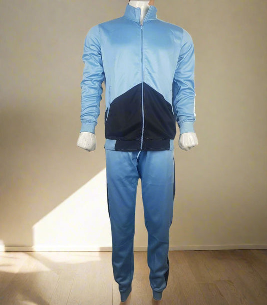 NORTH POLL AND MORE SKY BLUE TRACK SUIT