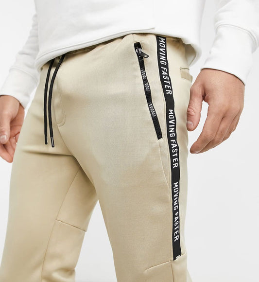 Bershka Beige Trouser